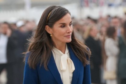 La despedida de la princesa Leonor a bordo del Juan Sebastián Elcano, en imágenes.