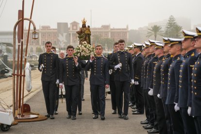 La despedida de la princesa Leonor a bordo del Juan Sebastián Elcano, en imágenes.
