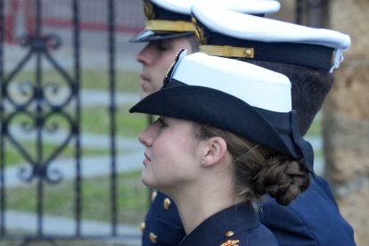 La despedida de la princesa Leonor a bordo del Juan Sebastián Elcano, en imágenes.