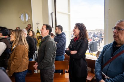 La alcaldesa de Almería, María del Mar Vázquez, junto al presidente de la Diputación Provincial de Almería, Javier Aureliano García.