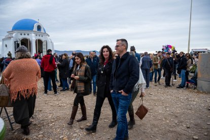 Llegada de los representantes institucionales al paraje de Torregarcía.