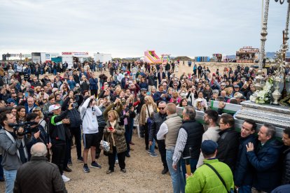 Llegada de la Virgen del Mar al paraje de Torregarcía.