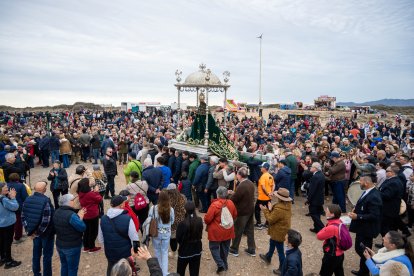 Llegada de la Virgen del Mar al paraje de Torregarcía.