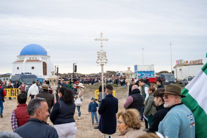 Llegada de la Virgen del Mar al paraje de Torregarcía.