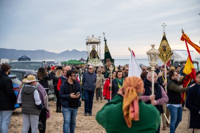 Llegada de la Virgen del Mar al paraje de Torregarcía.