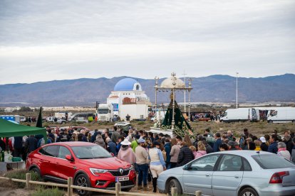 Llegada de la Virgen del Mar al paraje de Torregarcía.
