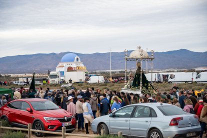 Llegada de la Virgen del Mar al paraje de Torregarcía.