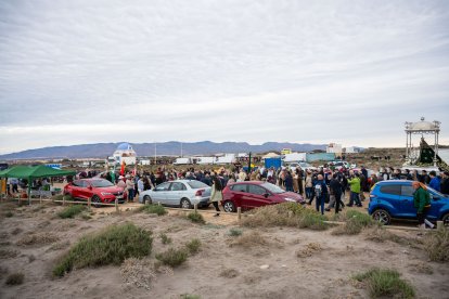 Llegada de la Virgen del Mar al paraje de Torregarcía.