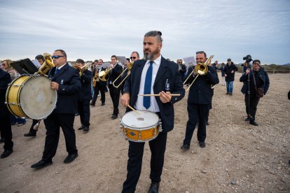 La Banda Municipal acompañó con sus sones a la imagen vicaria de la Virgen del Mar en Torregarcía.