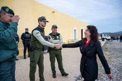 Dispositivo especial de seguridad desplegado en Torregarcía con motivo de la Romería de la Virgen del Mar.