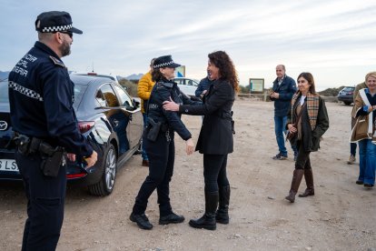 Dispositivo especial de seguridad desplegado en Torregarcía con motivo de la Romería de la Virgen del Mar.