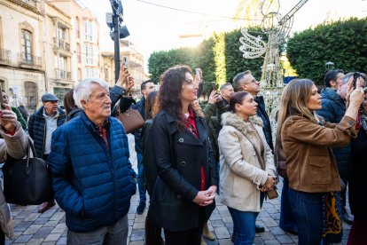 Salida de la Virgen del Mar desde el Santuario tras la misa de romeros con la que arrancó la Romería.