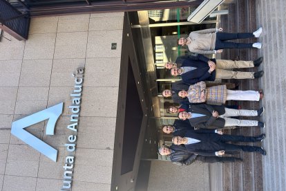 Foto de familia de los delegados.