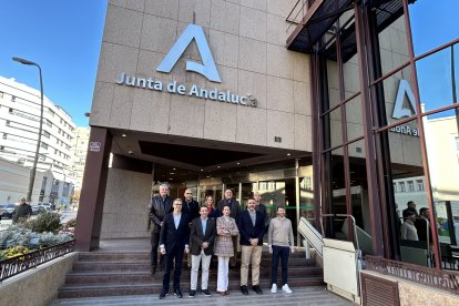 Foto de familia de los delegados.