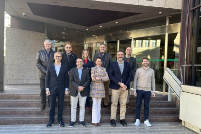 Foto de familia de los delegados.