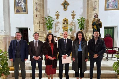 Parte del equipo de gobierno del Ayuntamiento de Almería, junto a Magdalena Cantero y Luis Columna. 