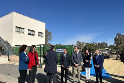 Imagen captada antes de los actos oficiales.