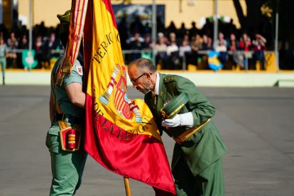 Renovación del juramento a la bandera.