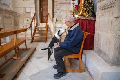 Misa en honor a San Antón.