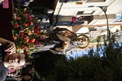 San Antón posesionó por las calles del casco histórico de Almería.