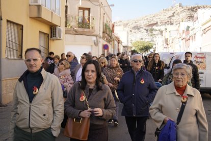San Antón posesionó por las calles del casco histórico de Almería.