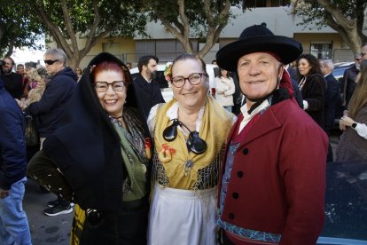 Miembros del grupo de música y danzas tradicionales Alcazaba.