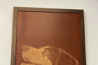 'El perro', obra de José Luis de Curtidos Ruiz.