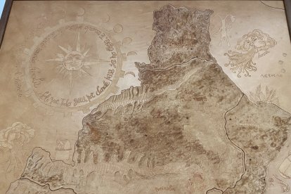 Mapa de Almería, por José Luis, de Curtidos Ruiz.