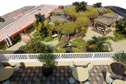 Diseño para el espacio de ocio y restauración de La Marina