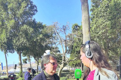 José Manuel Bretones es el presidente de la AP-APAL, con los medios.