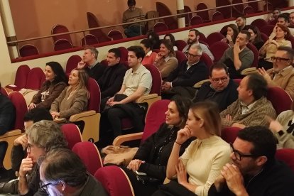 El evento atrajo a una buena cantidad de empresarios almerienses.