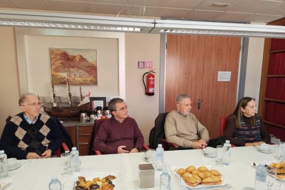 Los suscriptores Nobel Perdu, José María Moreno, José Antonio Tristán y Ana María Rivas en el  IV Encuentro de Suscriptores Digitales de LA VOZ.