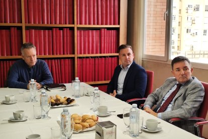 Manuel León, Julio Sánchez y José Jesús Gázquez. 