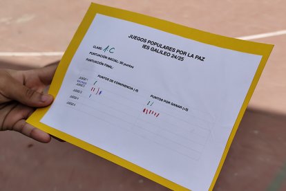 II Día de Juegos por la Paz del IES Galileo de Almería.