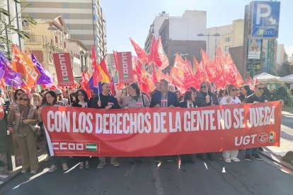 Los sindicatos se movilizan en defensa de los derechos sociales.