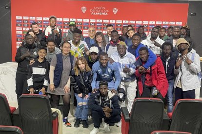 El mozambiqueño fue aclamado en la sala de prensa.