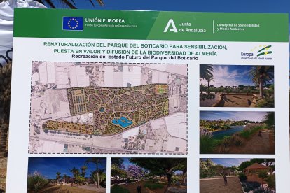 Paneles informativos sobre la actuación