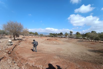El gran lago actualmente está seco
