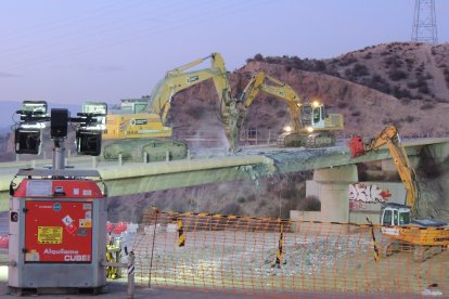 El viejo puente que unía el campamento con la Ciudad Deportiva.