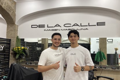 Francis de la Calle y su compañero Cedrán.