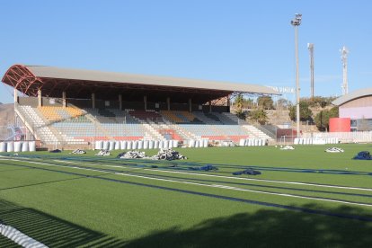 Una Ciudad Deportivo espectacular con nuevo césped.