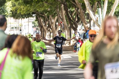 Satisfacción por llegar a la meta.