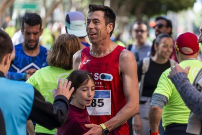 Corriendo en familia.