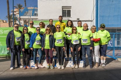 Foto de familia con los ganadores de la prueba.