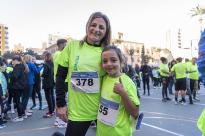 Corrió la madre y corrió la hija.