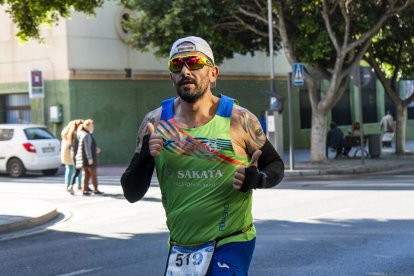 Son kilómetros, pero se hacen con espíritu positivo.