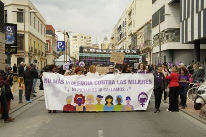 Manifestación 8M en Almería.