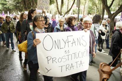 Manifestación 8M en Almería.