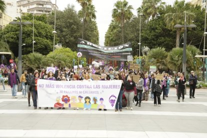Manifestación 8M en Almería.