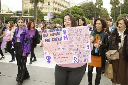 Manifestación 8M en Almería.